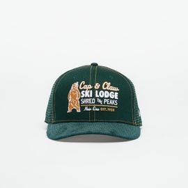 New Era 9fifty Trucker Cord Cap Dark Green S/M