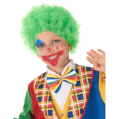 Perruque Clown Enfant Verte