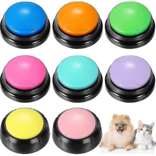 Bouton D'enregistrement Vocal Pour Chien, 30 Secondes D'enregistrement, Boutons De Communication Pour Chien, Boutons De Dressage Pour Chien (2 Pièces)