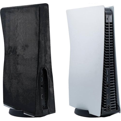 Housse de protection anti-poussière pour PS5, découpe précise, anti-rayures, étanche, pour PS5 Digital Edition et Ultra HD Edition - Noir