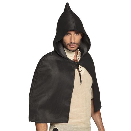 Cape Médiévale Noire Adulte
