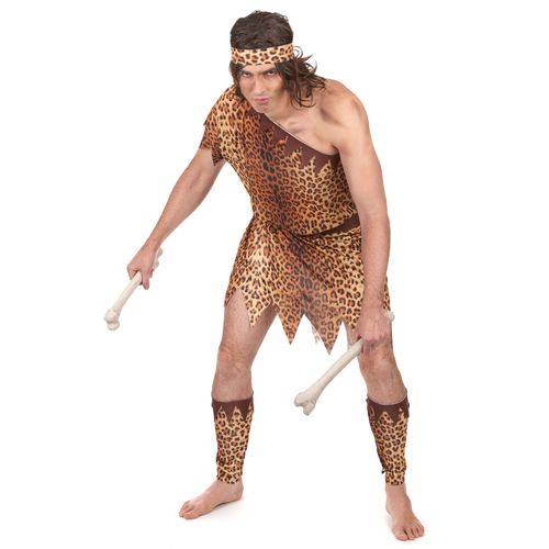 Déguisement D'homme Des Cavernes - Taille Unique