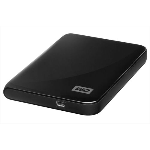 WD My Passport Essential WDBAAA5000ABK - Disque dur - 500 Go - externe (portable) - USB 2.0 - noir minuit