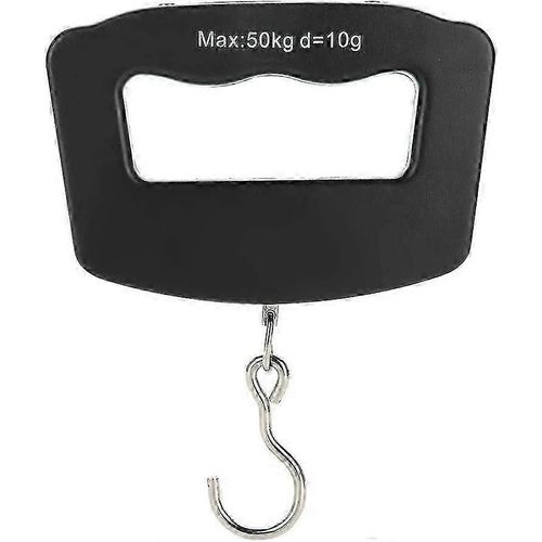 Balance à bagages numérique 50 kg/10 g, portable, pour voyage, pêche, courrier, voyages, courses, usage domestique