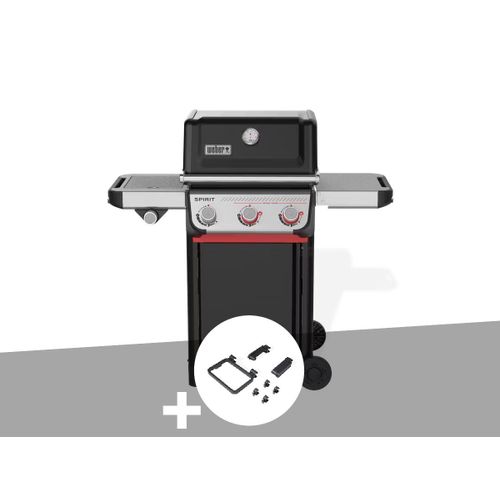 Barbecue à gaz Spirit E-335 + Set d'accessoires clipsables Weber Works - Weber