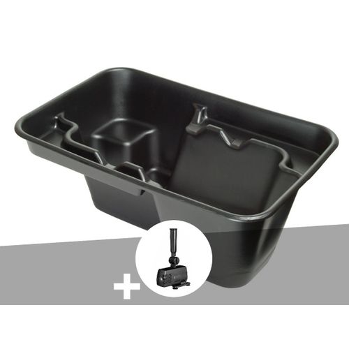 Bassin Préformé Jupiter Rectangulaire 230 L + Pompe De Filtration- Ubbink