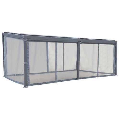 6 Moustiquaires Pour Pergola Bioclimatique Avila 6 X 3,5 M - Hespéride