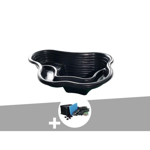 Bassin Préformé Calmus 0,85 M? - 145 L + Filtre De Berge/Gravitaire - Ubbink