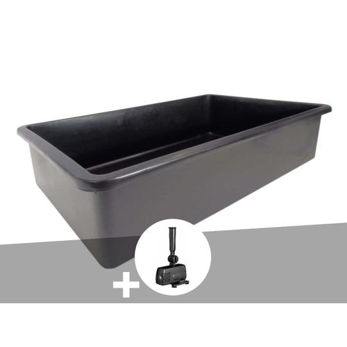 Bassin Préformé Victoria Quadro Rectangulaire 0,83 M? 475 L + Pompe Filtration - Ubbink