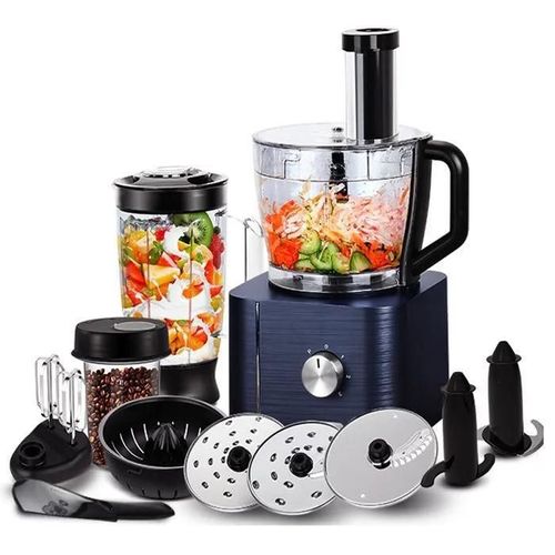 Robot pâtissier,Robot multifonction,1100W robot de cuisine,Batteur -Mixeur-Extrateur de jus-1100W-3 Vitesses,Classe A+++