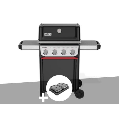 Barbecue à gaz Spirit E-410 + Kit de préparation et de service - Weber