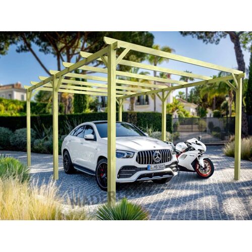 Carport En Bois Nanterre 600 X 420 Cm - Maderland