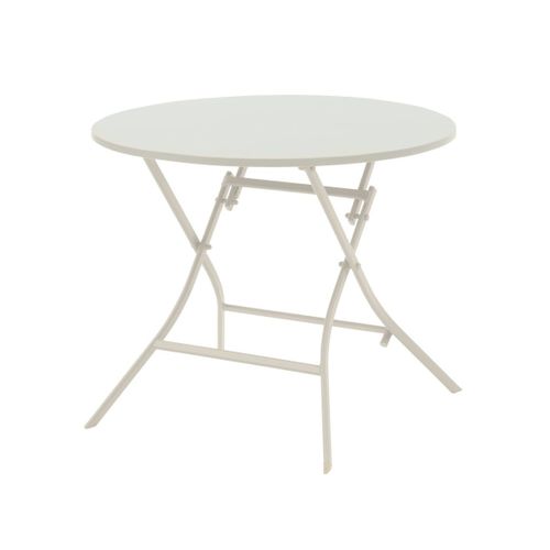 Table De Jardin Ronde Greensboro 4 Places Argile - Hespéride