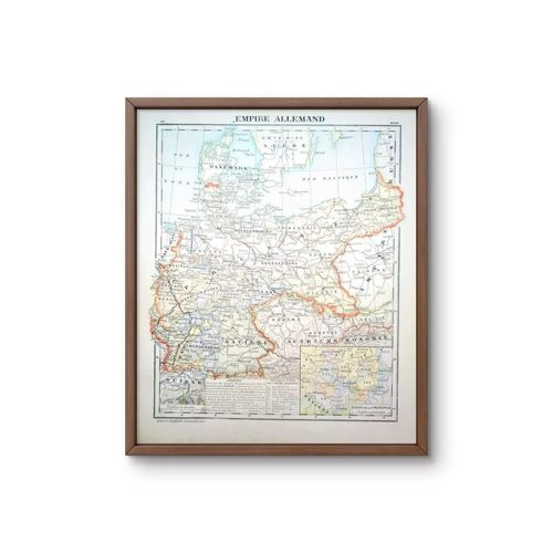 Imprime en 1900 LaposEmpire Allemand multicolore