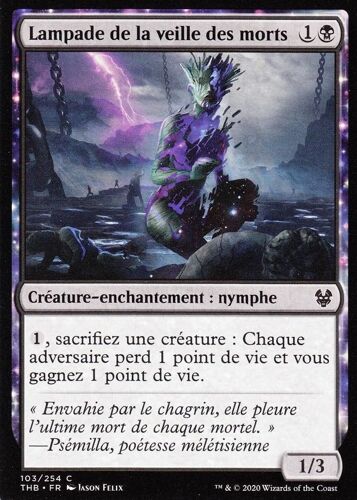 Lampade De La Veille Des Morts - Mtg - Théros Par- Delà La Mort - C - 103/254