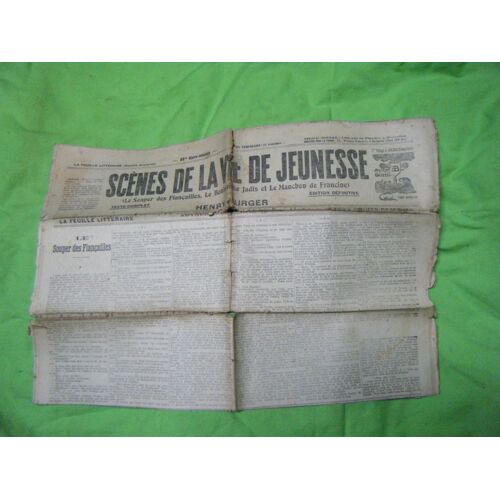 La Feuille Littéraire 85 Scènes De La Vie De Jeunesse Par Henry Murgerr