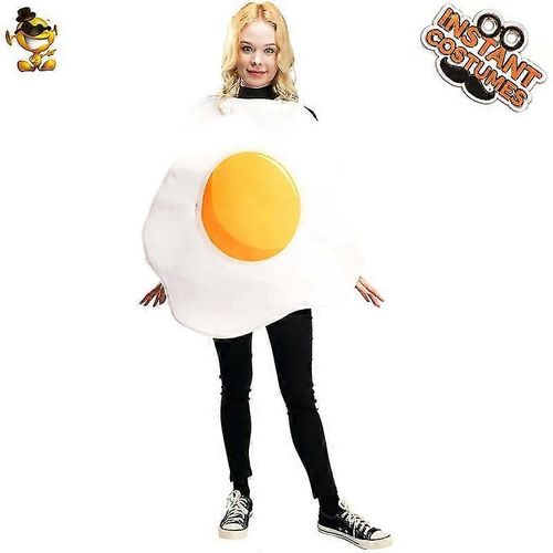 Costumes D'halloween Pour Couples Adultes, ?ufs Pochés Et Bacon, Costumes De Fête, Nourriture Amusante, Cosplay - Adulte