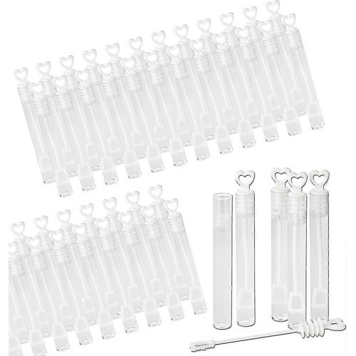 48 Bulles De Savon ¿ Bulles De Mariage Avec Poignée En Forme De C?ur