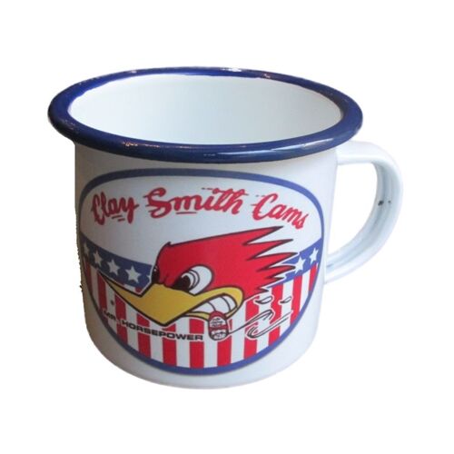 Mug Émail Woody Horsepower Logo Drapeau Américain Tasse Emaillée