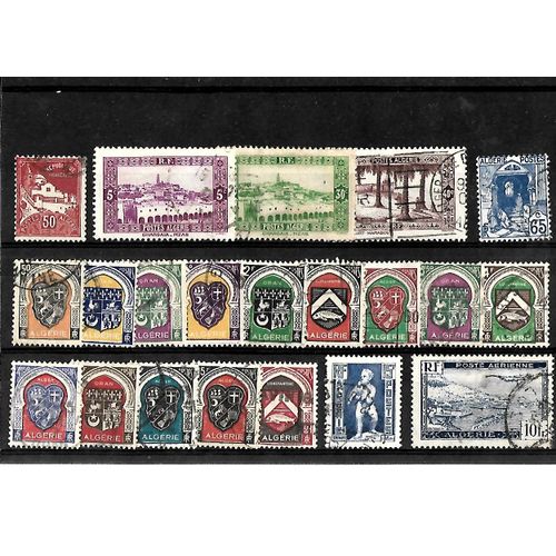 Algérie - Lot De 21 Timbres Oblitérés - Très Bon Etat - Photo Contractuelle