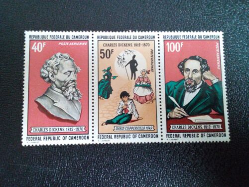 Timbre Cameroun Yt Pa 173 A Centenaire De La Mort De Charles Dickens 1970 ( 010104 )