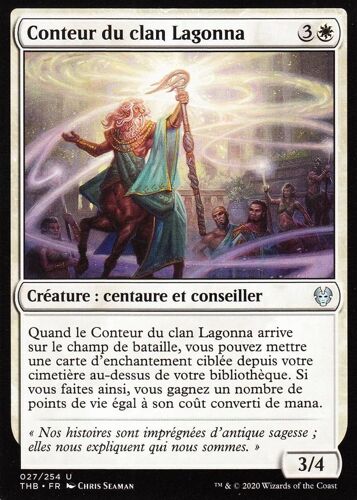 Conteur Du Clan Lagonna - Mtg - Théros Par- Delà La Mort - U - 27/254