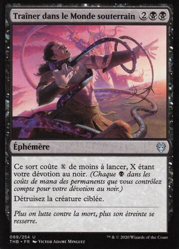 Traîner Dans Le Monde Souterrain - Mtg - Théros Par- Delà La Mort - U - 89/254