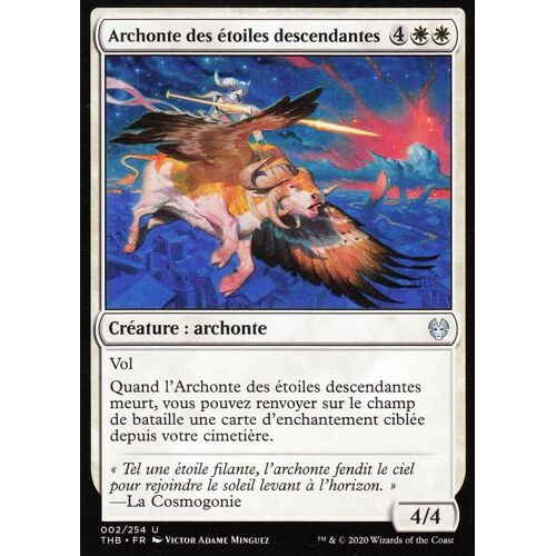 Archonte Des Étoiles Descendantes - Mtg - Théros Par- Delà La Mort - U - 2/254