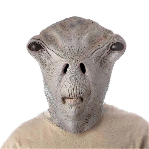 Masque D'extraterrestre Effrayant En Latex, Tête Complète Réaliste, Déguisement Pour Halloween, Carnaval