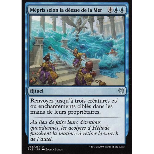 Mépris Selon La Déesse De La Mer - Mtg - Théros Par- Delà La Mort - U - 63/254