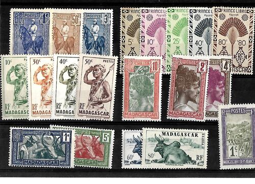 Madagascar - Lot De 20 Timbres Différents Neufs