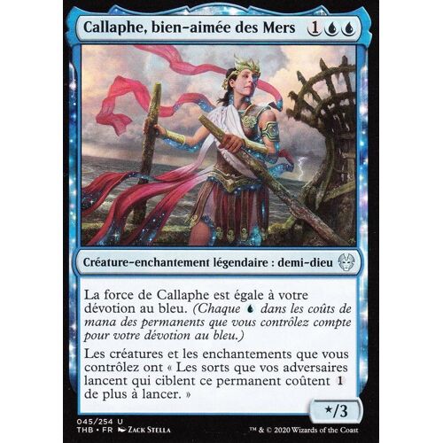 Callaphe Bien- Aimée Des Mers - Mtg - Théros Par- Delà La Mort - U - 45/254