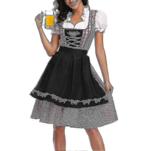 Costume D'oktoberfest Pour Femme, Tenue Traditionnelle Allemande Bavaroise, Tenue De Carnaval, Robe De Demoiselle D'honneur, Taille M