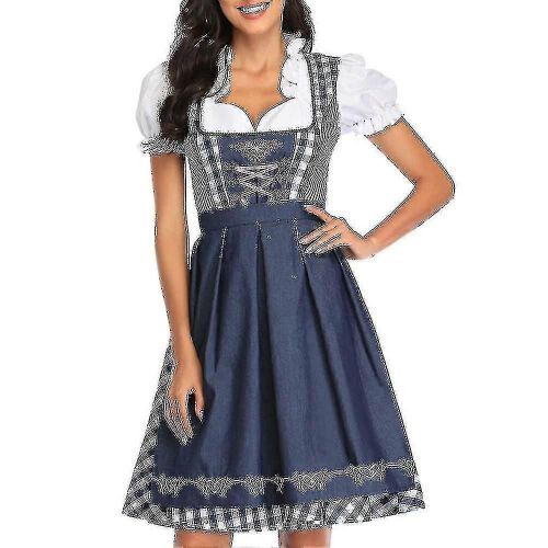 Costume D'oktoberfest Pour Femme, Tenue Traditionnelle Allemande Bavaroise, Tenue De Carnaval, Robe De Demoiselle D'honneur, Taille M