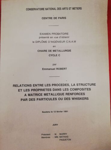 Relations Entre Les Procédés, La Structure... 1