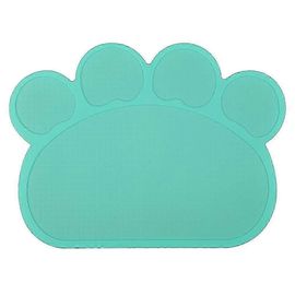 Bac À Litière En Forme De Patte De Chat, Bleu Bébé, 40 X 30 Cm