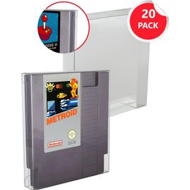 Kal-0 X Boitier De Protection En Plastique Compatible Avec Cartouche De Jeu Sur Console Nintendo Nes Entertainment System