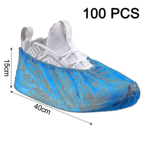 Lot De 100 Couvre-Chaussures Médicaux Jetables En Plastique