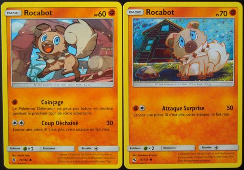 Rocabot Gardiens Ascendants (73/145) + Rocabot Lumière Interdite (75/131)