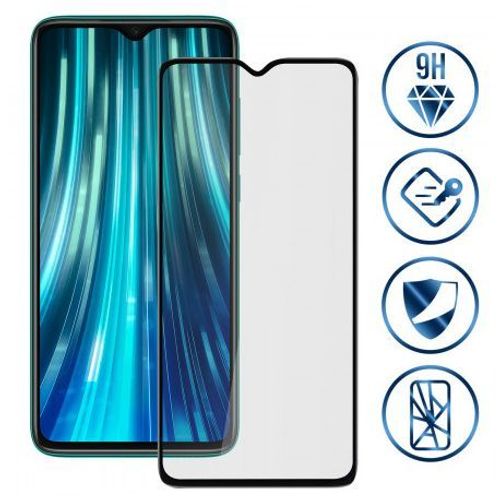 Film Verre Trempé Pour Xiaomi Redmi Note 8 Pro Intégral Noir