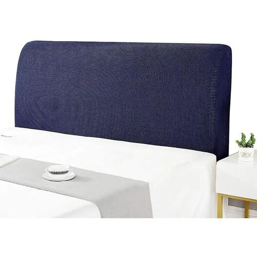 Housse De Tête De Lit Matelassée De Couleur Unie, Anti-Poussière, Élastique Tout Compris