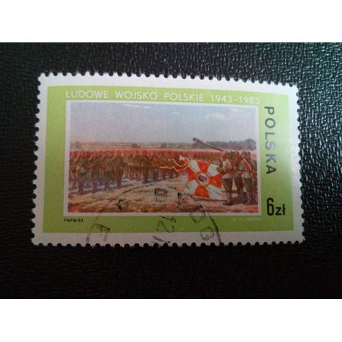 Timbre Pologne Yt 2697 Formation De Troupes 1983 ( 080104 )