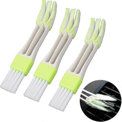 Mini Duster, Outil De Nettoyage De Brosse Duster À Trois Couches Pour Les Bouches D'aération De Voiture 3 Pcs