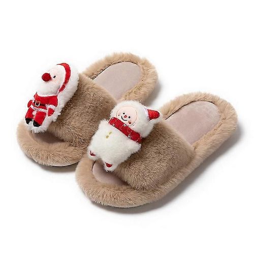 Chaussons D'hiver En Forme De Griffes D'ours Stéréoscopiques Pour Hommes, Pour L'intérieur Et L'extérieur, Doux, Épais, Antidérapants, Design Mignon, Tendance, Polyvalents - 40