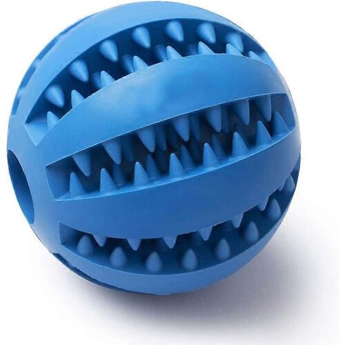 Balle pour chien avec boutons de fonction de soins dentaires, jouet pour chien en caoutchouc naturel - Balle robuste pour chien Ø 5 cm - Balle pour chien pour petits et grands chiens - Jouet à mâcher en caoutchouc