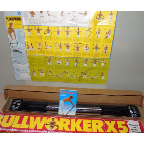 Bullworker X5 Modèle Homme Complet Avec Planche Murale Et Livret D Exercices