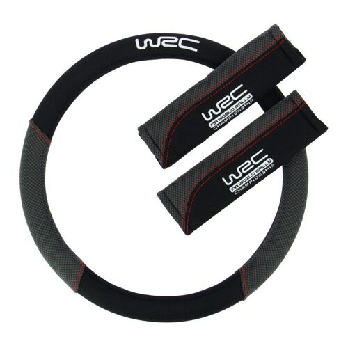 Wrc Kit Couvre-Volant + 2 Fourreaux Ceinture Rally Line