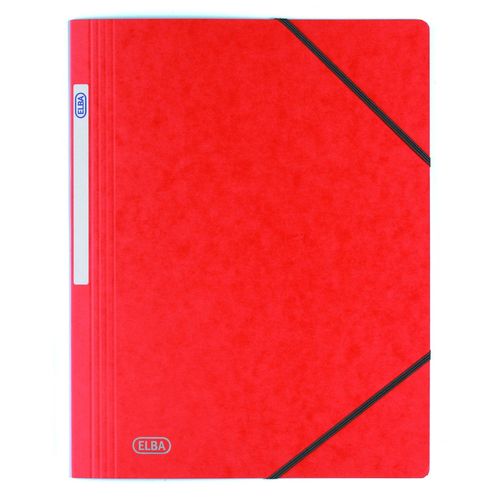 Elba Chemise Sans Rabats À Élastiques Carte 5/10 Eme 24 X 32 Cm Rouge