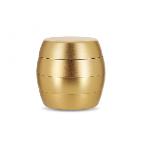 Grinder Alu 4 Parties 50 Mm Dents Éclair Or