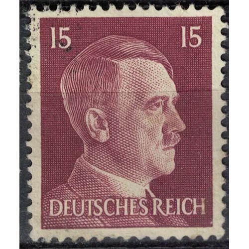 Allemagne 1941 Oblitéré Used Deutsches Reich Adolf Hitler 15 Pfennig Carmine Brun Su
